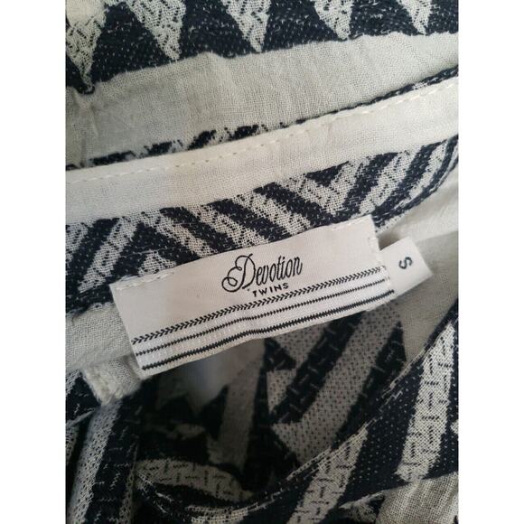 Devotion Twins Ella Embroidered Tunic Dress mini Sz S Small Anthropologie (N - Picture 6 of 9